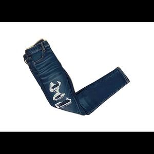 American Eagle Ripped Cozy Next Level Stretch Hi-Rise Jeggings